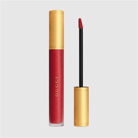 gucci beauty lips goldie red colors sample|Gucci beauty goldie red lipstick.